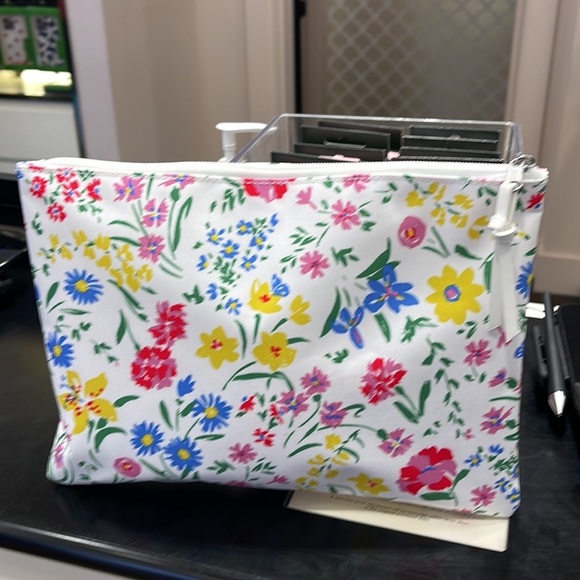 Kate Spade Large Canvas Floral Print Zip Pouch
 11-1/4” X 8” - Picture 16 of 16